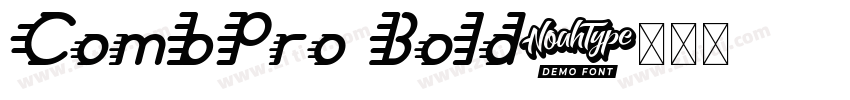CombPro Bold字体转换